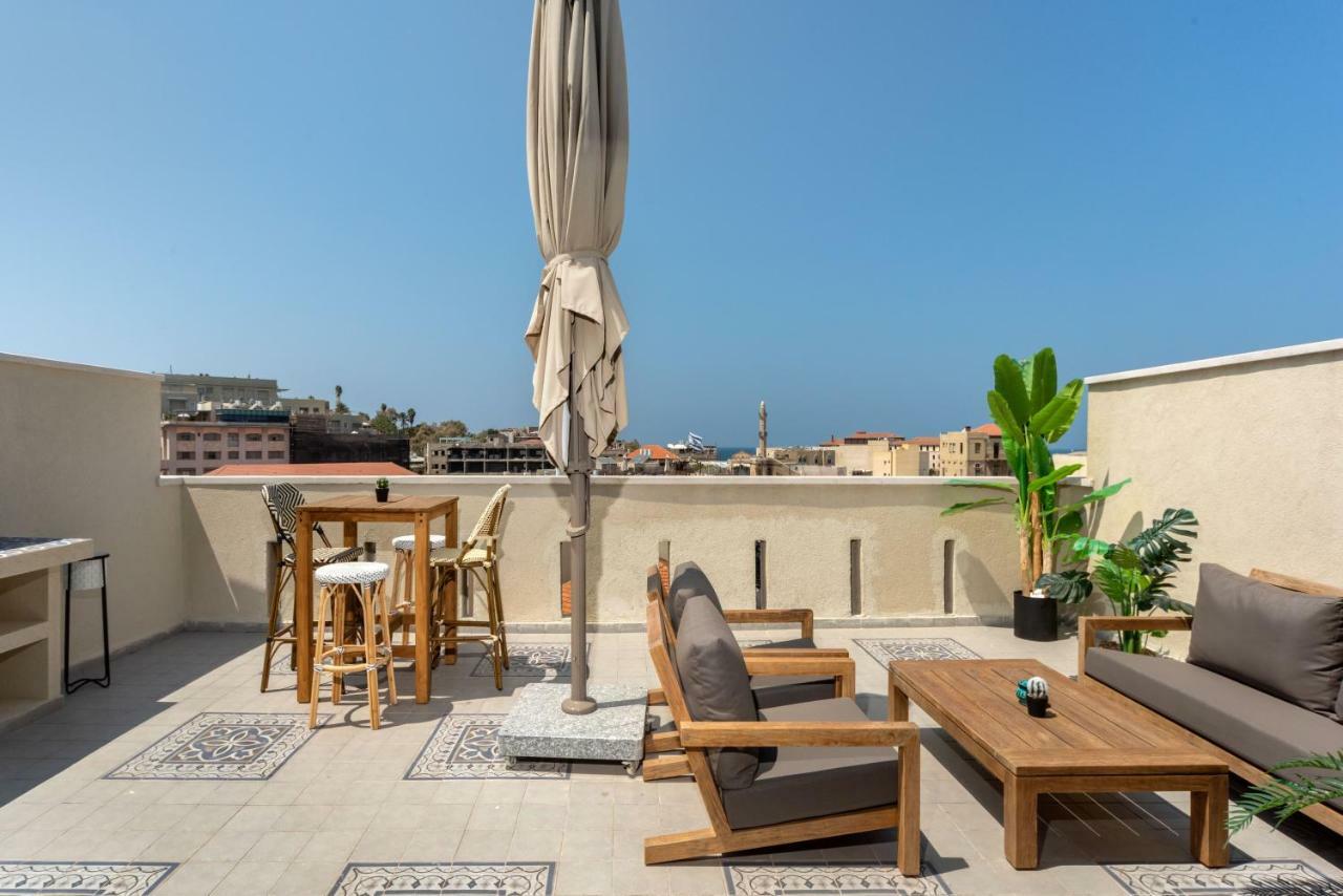 Duplex With Sea View Terrace Above The Flea Market Tel Aviv Exterior foto
